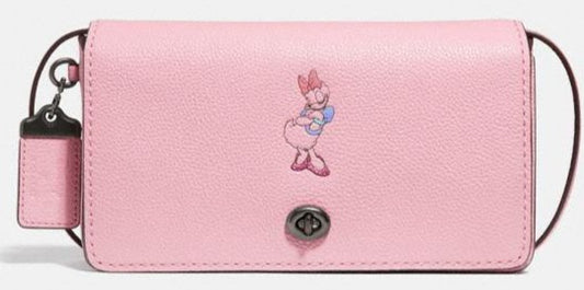 Disney X Coach Daisy Duck Dinky Crossbody Purse - World of Treasures