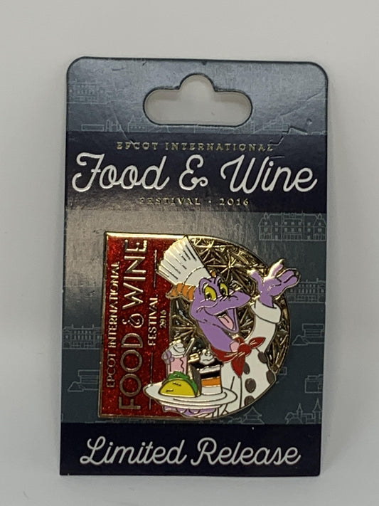 Disney Food & Wine Festival Pin - 2016 Chef Figment Logo - World of Treasures