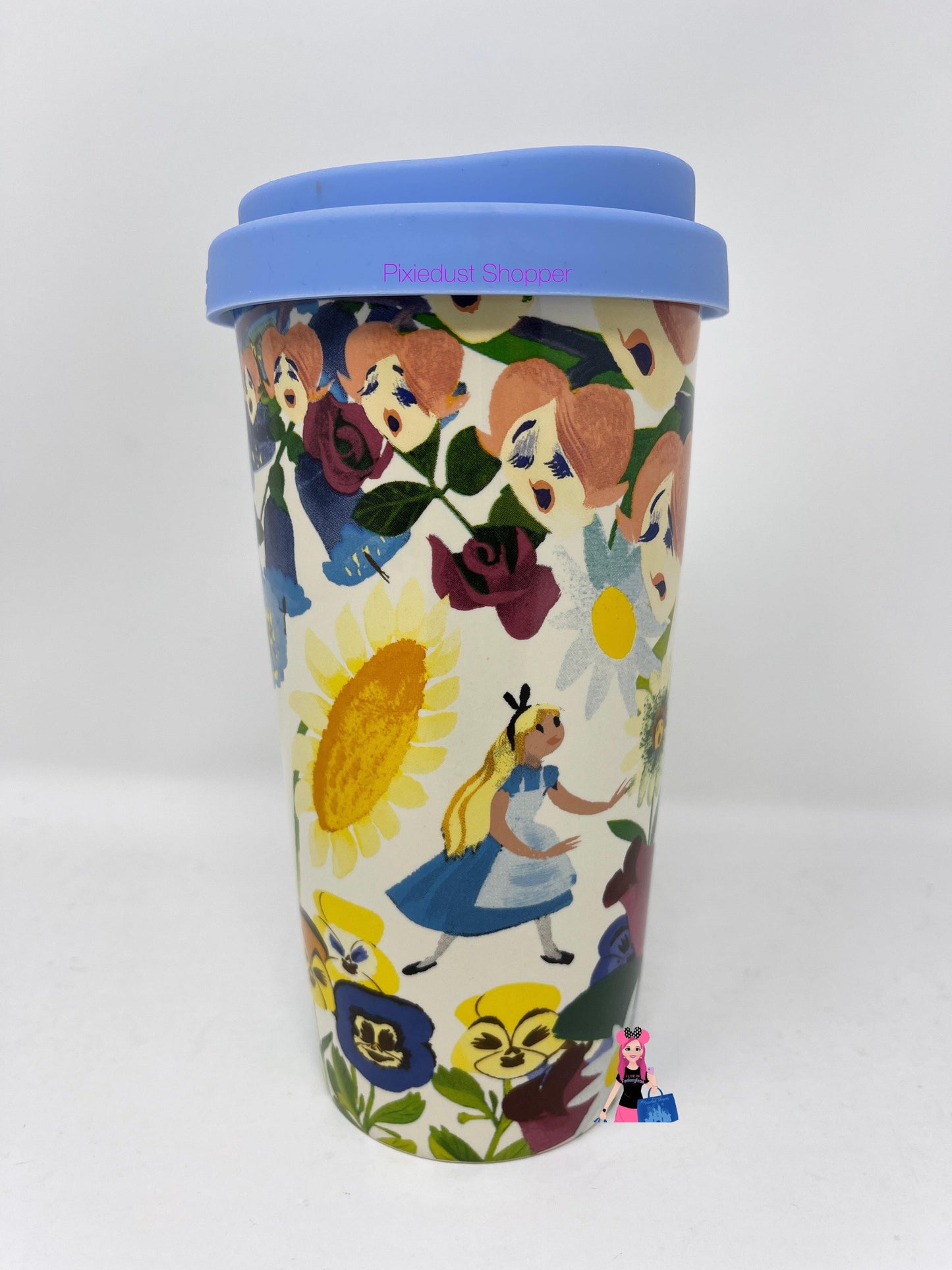 Disney Alice In Wonderland by Mary Blair Ceramic Tumbler - World of Treasures