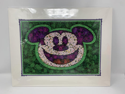 Disney Mickey Flower and Garden 2020 by Kenny Yamada 14x18" Matted Print - World of Treasures