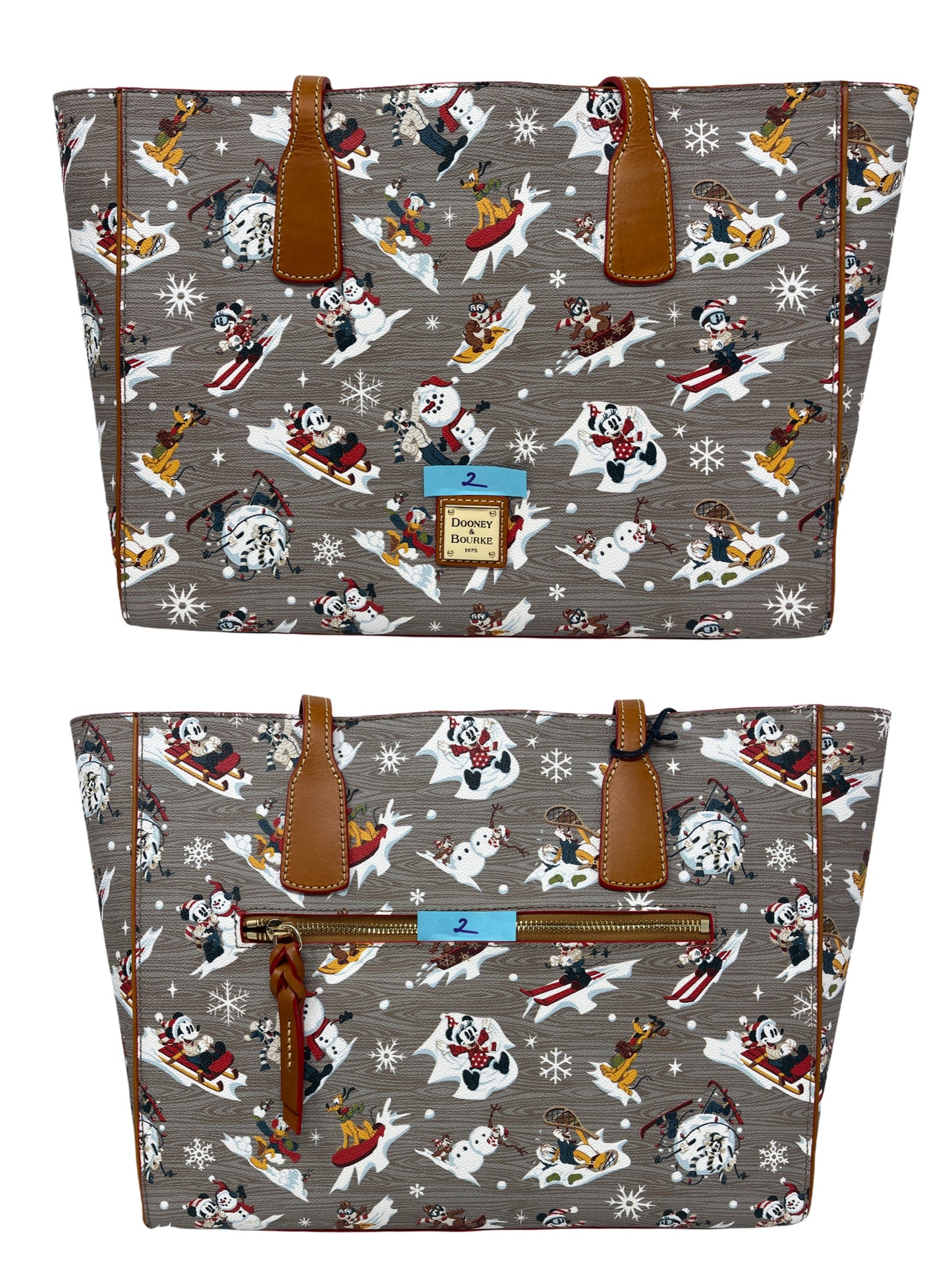 Disney Dooney & Bourke Mickey & Friends Holiday Tote