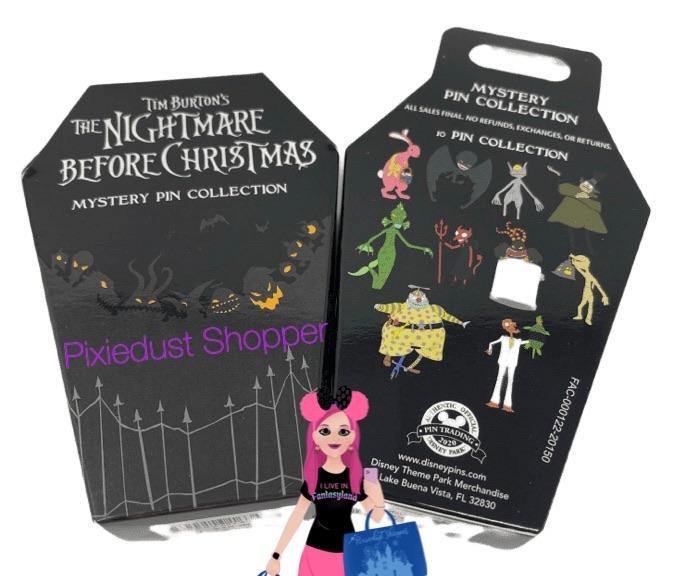 Disney Tim Burton's The Nightmare Before Christmas Mystery Pin Set - World of Treasures