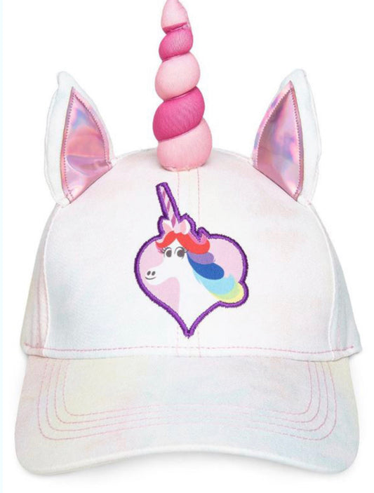 Disney Inside Out Famous Rainbow Unicorn Tie dye Adult Baseball Hat