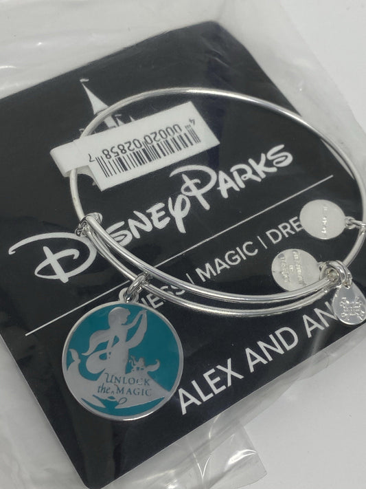 Disney Aladdin Jasmine Unlock the Magic Silver Alex and Ani Bracelet - World of Treasures