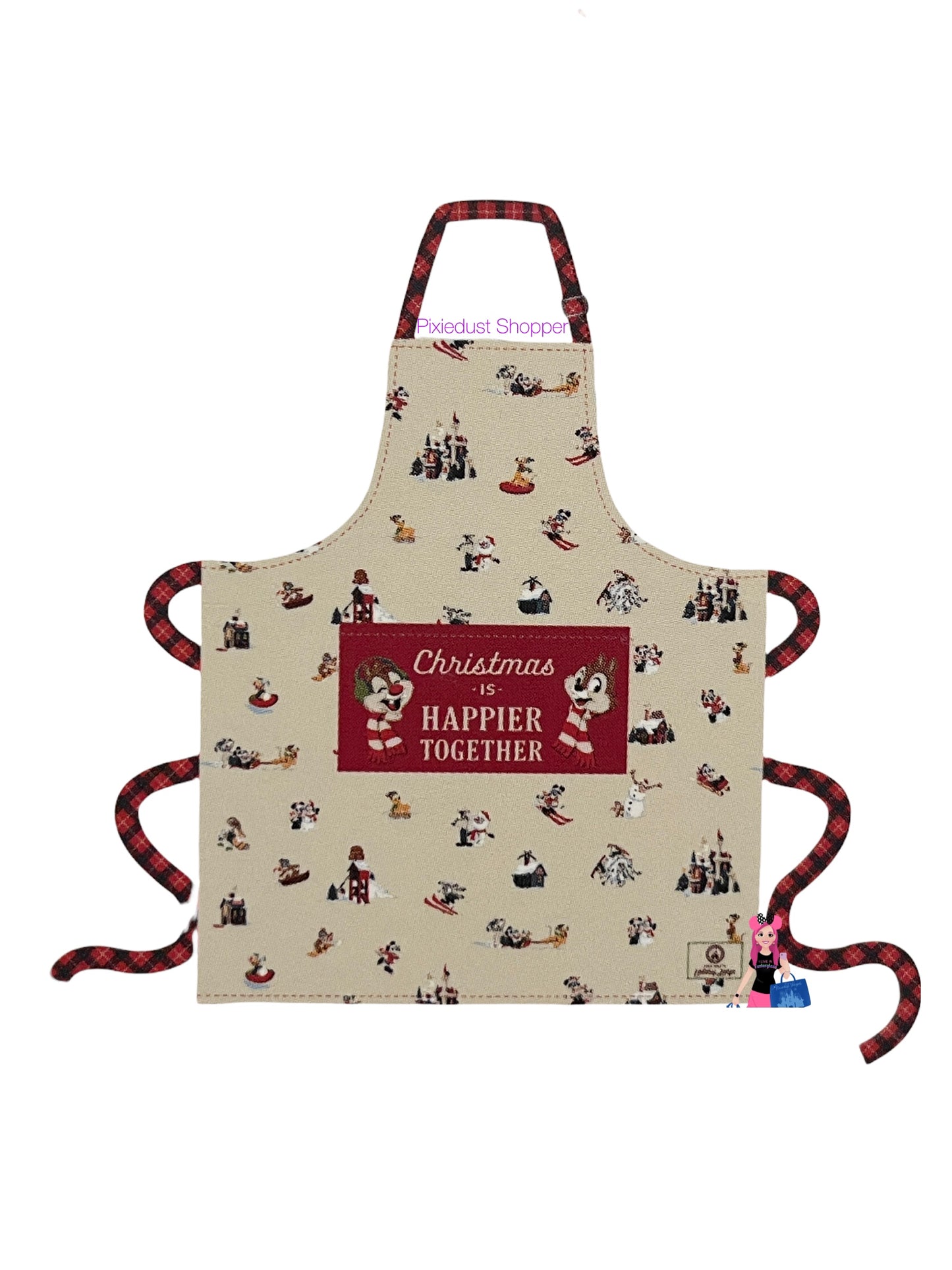 Disney Christmas 2021 “Happier Together” Apron