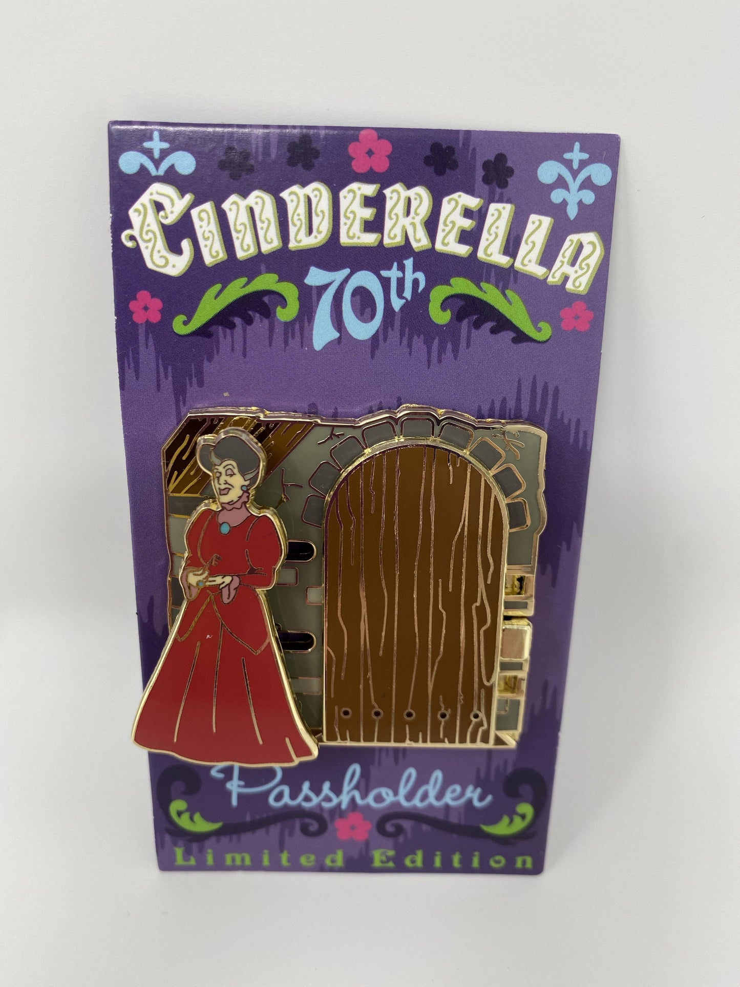 Disney Cinderella 70th Anniversary AP Step Mother Pin - World of Treasures