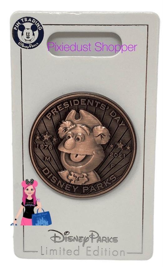 Disney Parks Muppets Fozzie Bear Presidents Day 2021 Pin LE 3000 - World of Treasures