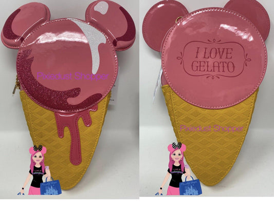 Disney Epcot Italy World Showcase I Love Gelato Mickey Purse - World of Treasures