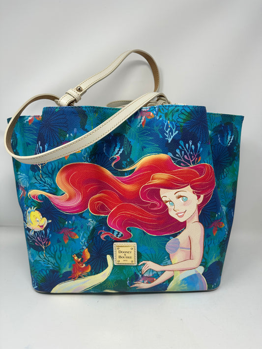 Disney Little Mermaid Ariel Dooney & Bourke Tote Bag Purse