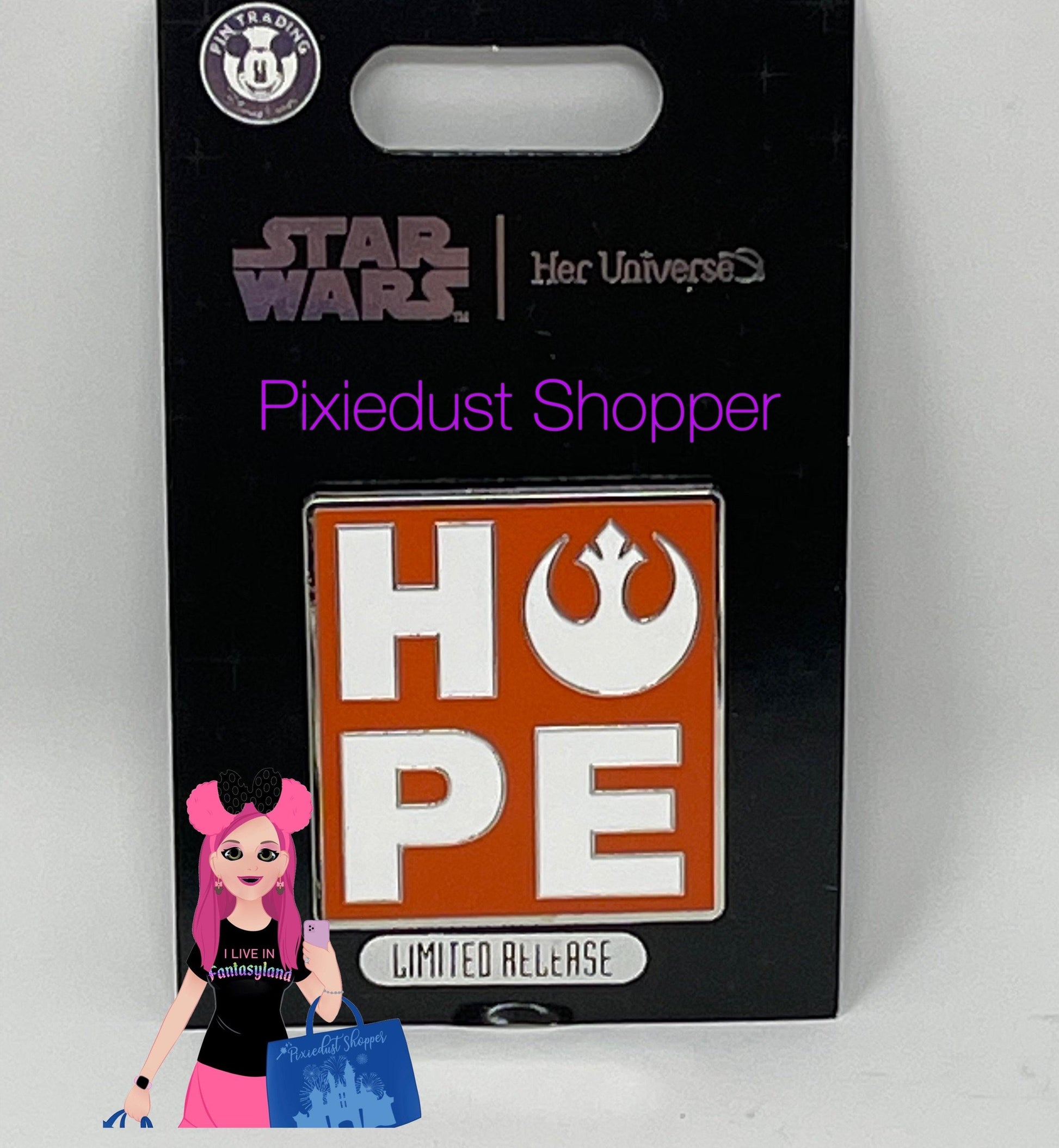 Disney Star Wars Rebel Alliance Starbird HOPE Pin by Her Universe – Limited Release - World of Treasures