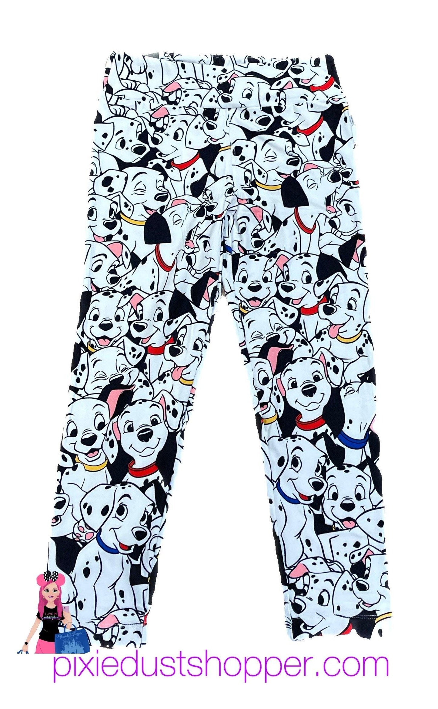 Disney 101 Dalmatians Dogs Capri Leggings for Adults - World of Treasures