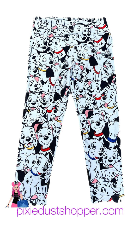 Disney 101 Dalmatians Dogs Capri Leggings for Adults - World of Treasures