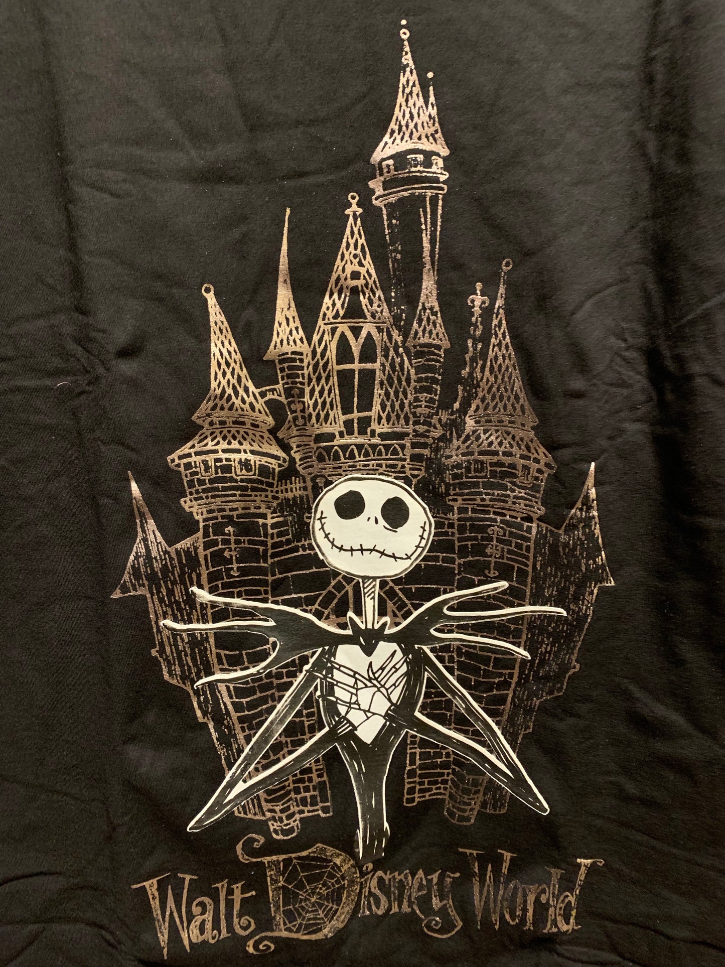 Walt Disney World Jack Skellington Cinderella Castle T-Shirt Small