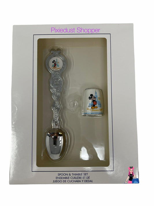 Walt Disney World 50th Anniversary Vault Collection Spoon and Thimble Set - World of Treasures