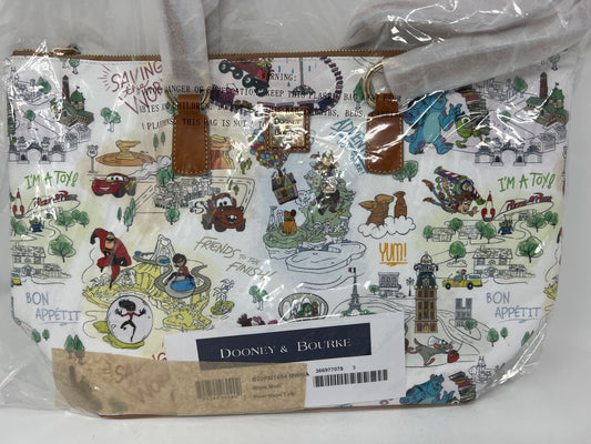 Disney Pixar Maps Dooney & Bourke Tote Bag Purse