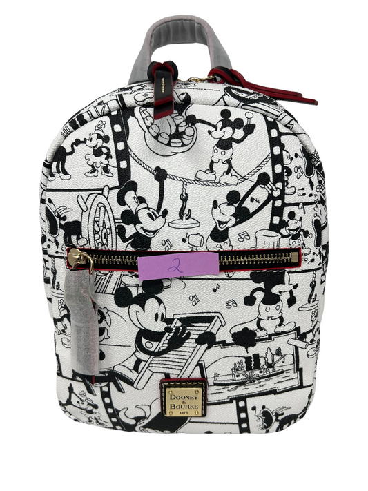 Disney Dooney & Bourke Mickey in Steamboat Willie Backpack Bag Purse