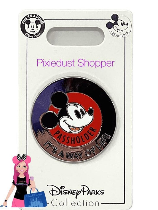 Disney Mickey Annual Passholder “It’s a Way of Life” Pin - World of Treasures