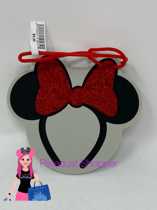 Disney Minnie Mouse Ear Headband Luggage Tag - World of Treasures