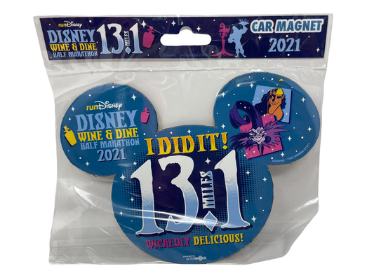 RunDisney Wine and Dine 2021 13.1 Miles Mickey Car Magnet