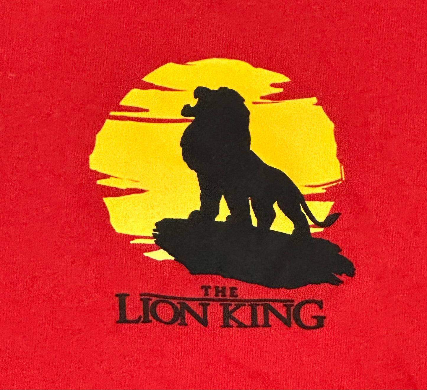 Walt Disney World Lion King Sunset Red Spirit Jersey