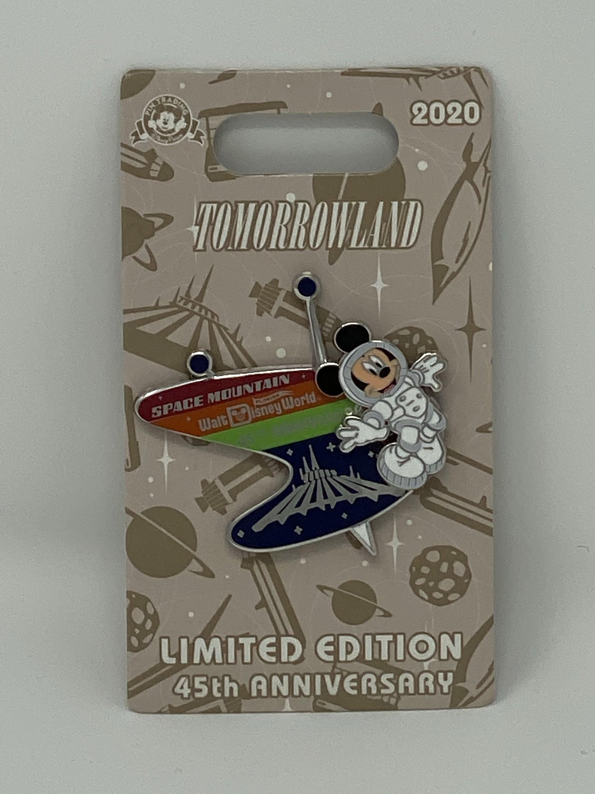 Disney Tomorrowland Space Mountain Mickey 45th Anniversary Limited Edition Pin - World of Treasures