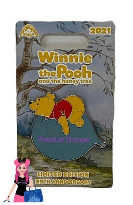 Disney Winnie the Pooh and Balloon Pin-Limited Edition - World of Treasures