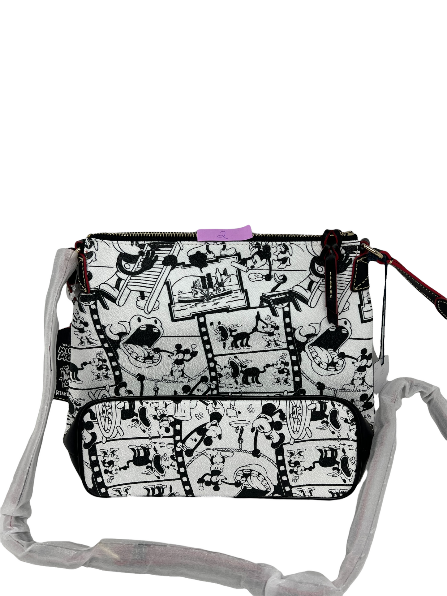 Disney Dooney & Bourke Mickey Mouse in Steamboat Willie Crossbody Bag Purse