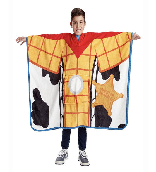 Disney Toy Story Woody Throwbee 46 x 67” Blanket With Pocket - World of Treasures