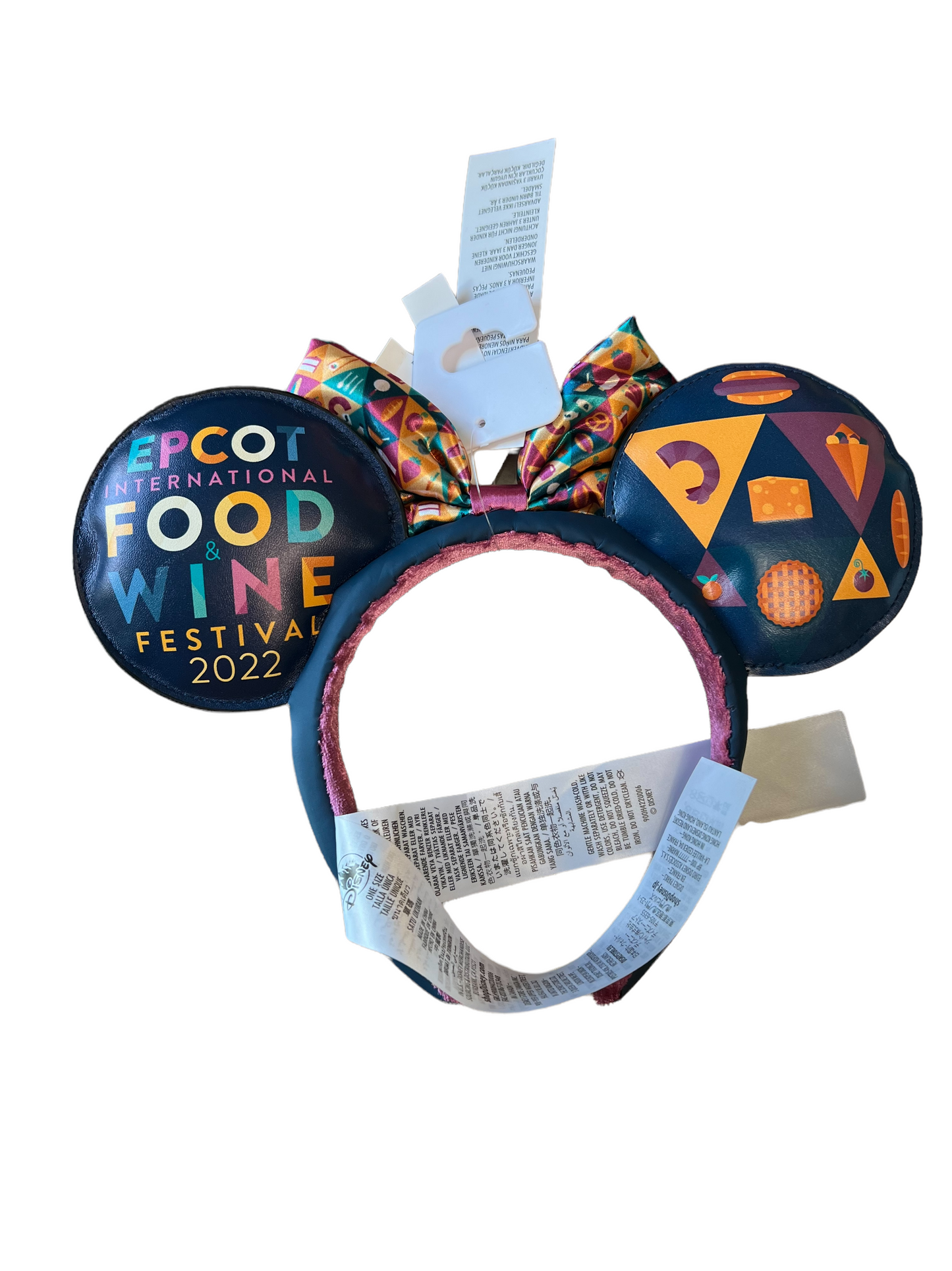 Disney Epcot Food & Wine Festival 2022 Minnie Ear Headband