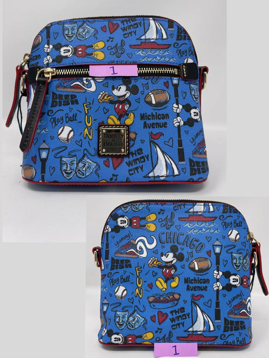 Disney Dooney & Bourke Chicago Mickey Crossbody Purse - World of Treasures