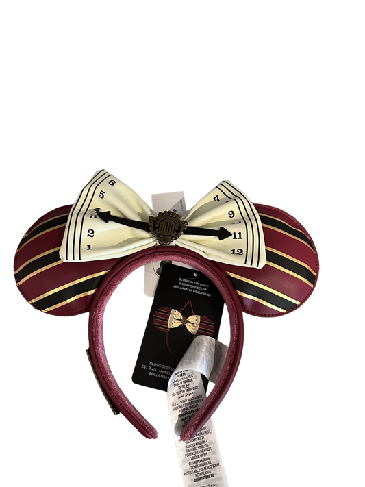 Disney Hollywood Tower  of Terror Hotel Loungefly Ear Headband Glow in the Dark