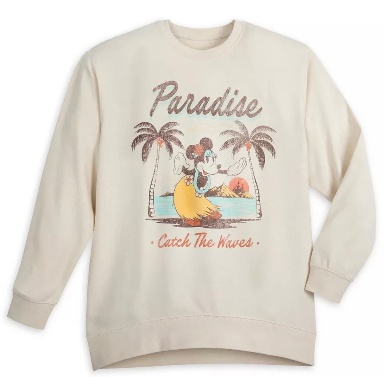 Disney Minnie Tropical Paradise Pullover for Adults XS