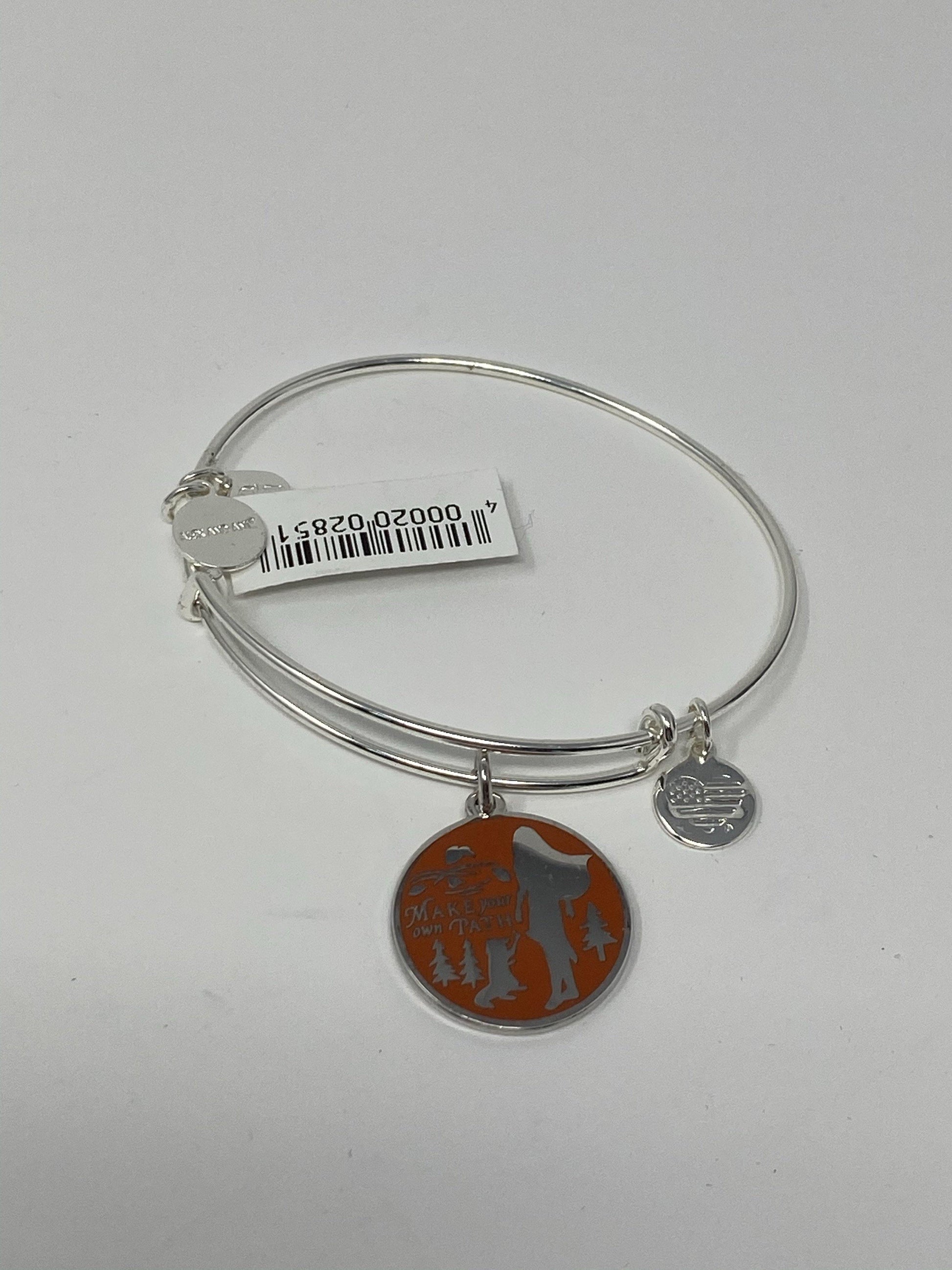 Disney Pocahontas Make Your Own Path Silver Alex and Ani Bracelet - World of Treasures