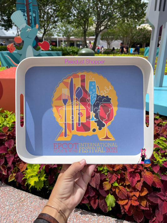 Disney Epcot Food and Wine Festival 2021 Tray - World of Treasures