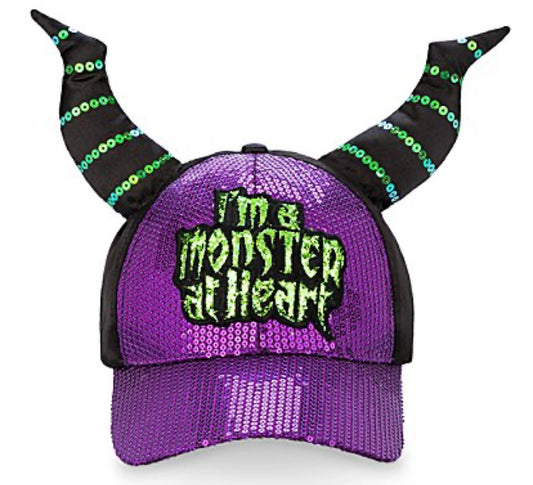 Disney Maleficent “I’m a Monster at Heart” Sequin Adult Baseball Hat