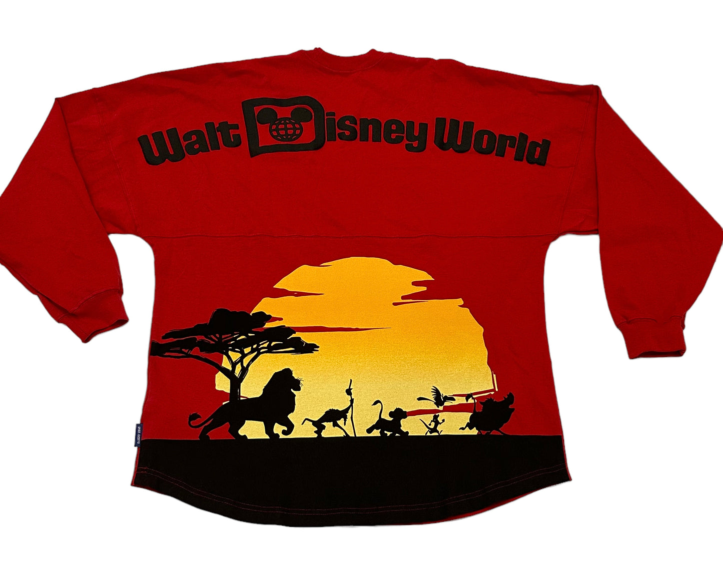 Walt Disney World Lion King Sunset Red Spirit Jersey