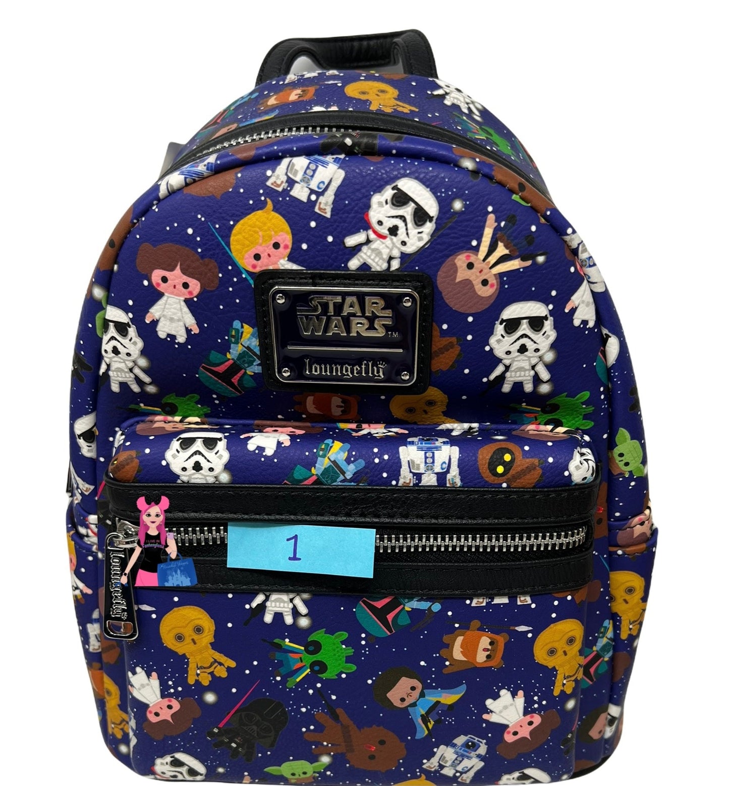 Disney Star Wars Chibi Loungefly Backpack Purse