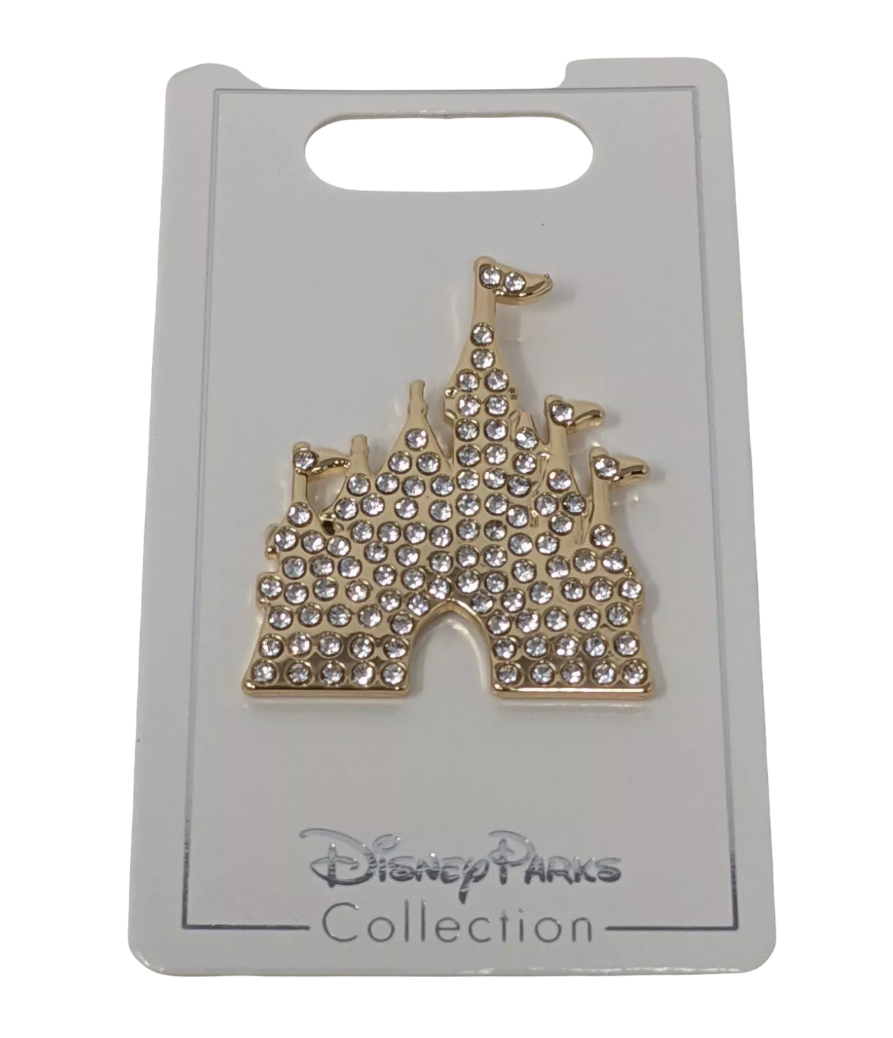 Disney Rhinestone Castle Pin