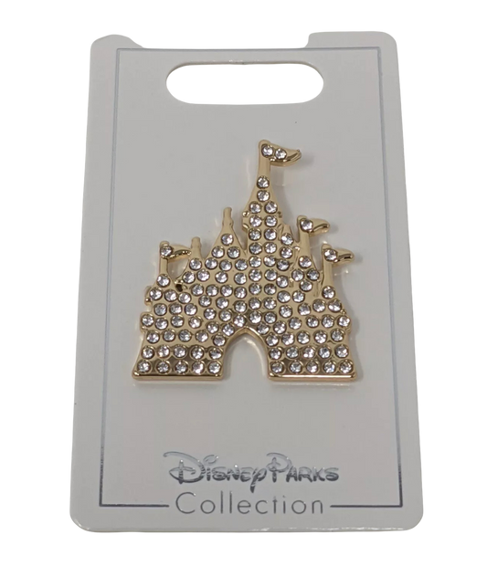Disney Rhinestone Castle Pin