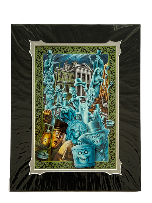 Disney Parks "Welcome Foolish Mortals" Haunted Mansion Print by Craig Fraser 14x