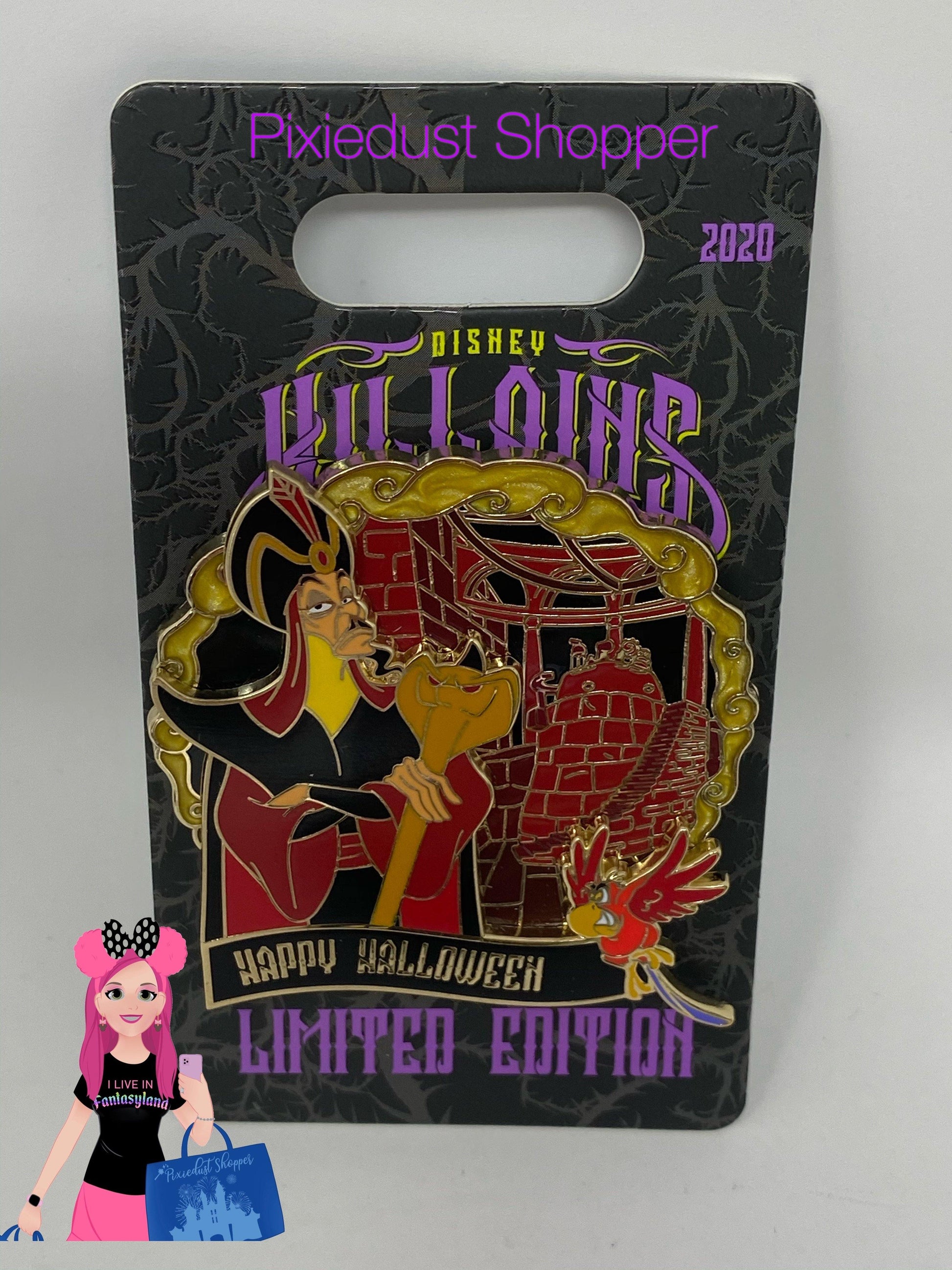 Disney Villains Happy Halloween Jafar Pin Limited Edition - World of Treasures