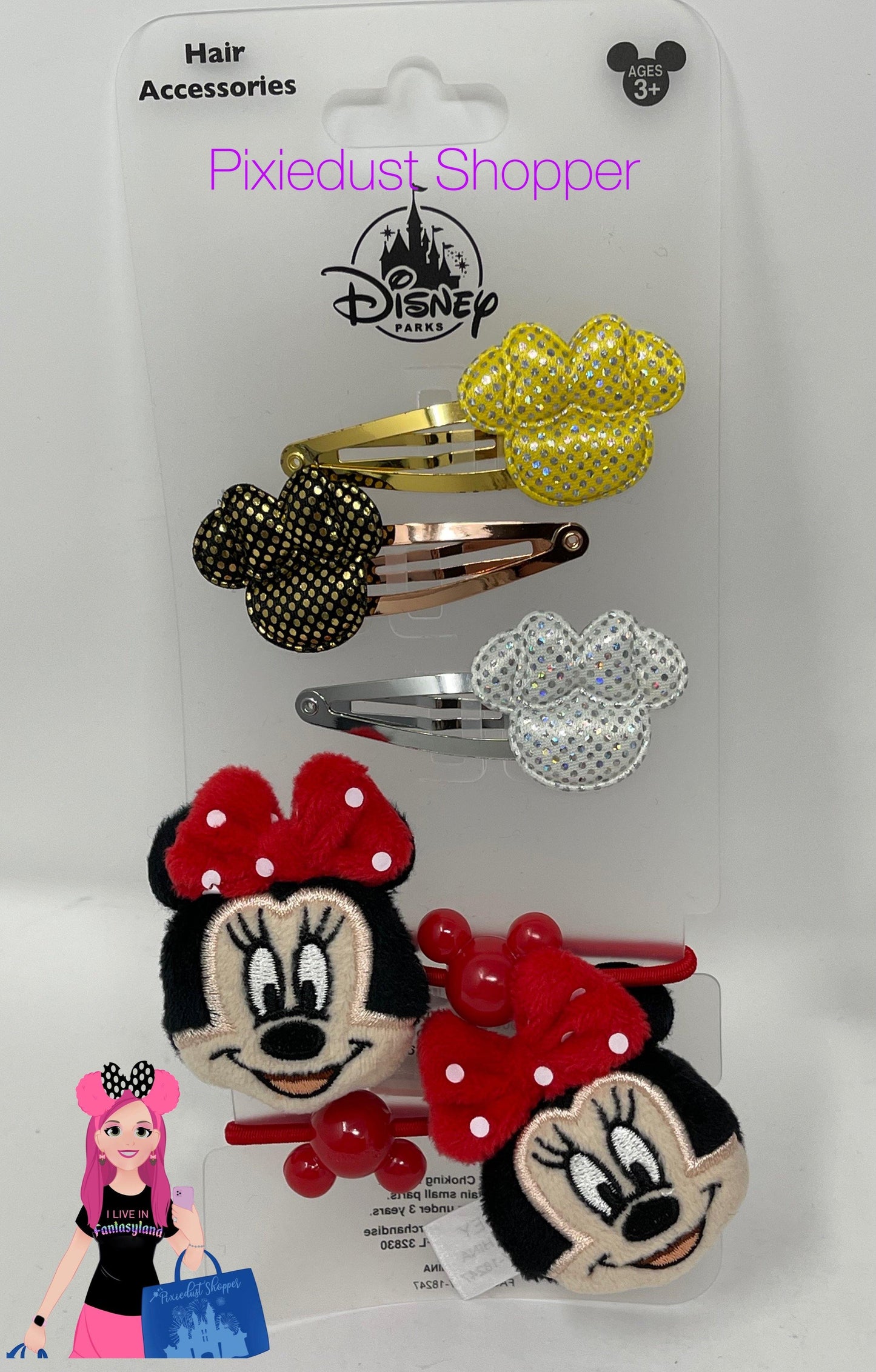 Disney Mickey or Minnie Hair Accessories Set - World of Treasures