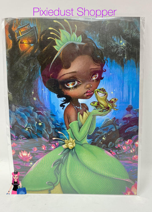 Disney Festival of Arts "Princess Tiana" by Jasmine Becket-Griffith 5X7" POSTCARD - World of Treasures