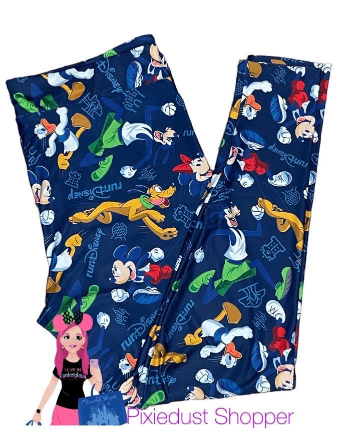 Disney Mickey Mouse and Friends runDisney Leggings for Women - World of Treasures