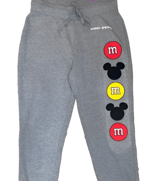 Disney Springs M&M and Mickey Ladies Jogger Sweatpants - World of Treasures