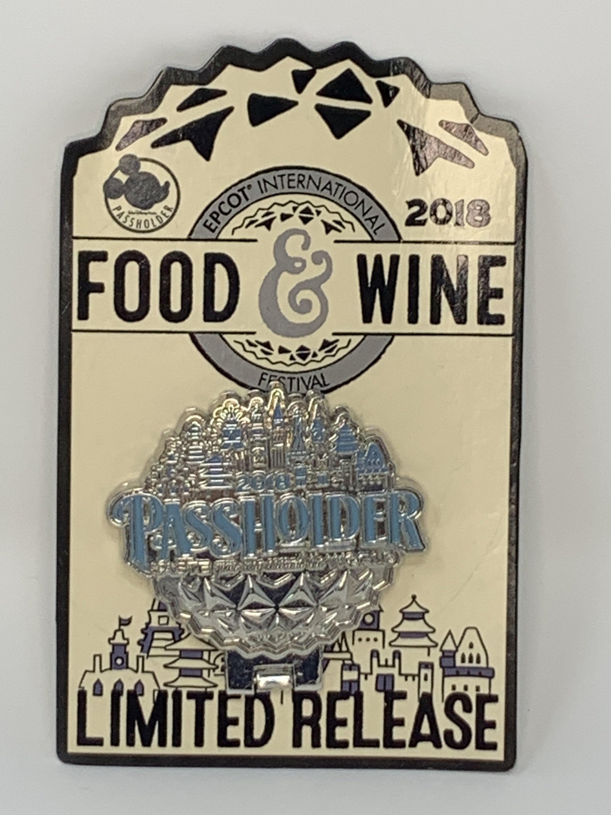 Disney Food And Wine Festival Pin - 2018 Festival Passholder Figment - World of Treasures