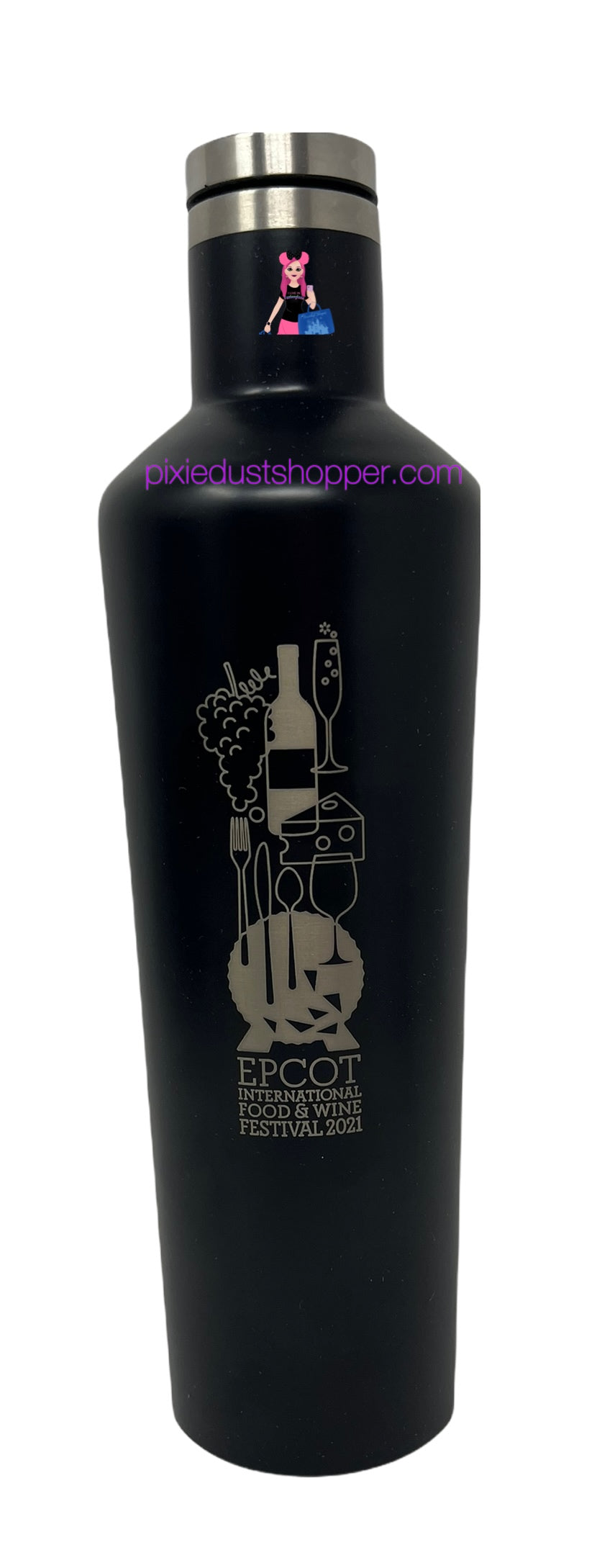 Disney Epcot Food and Wine Festival 2021 Corkcicle Water Bottle