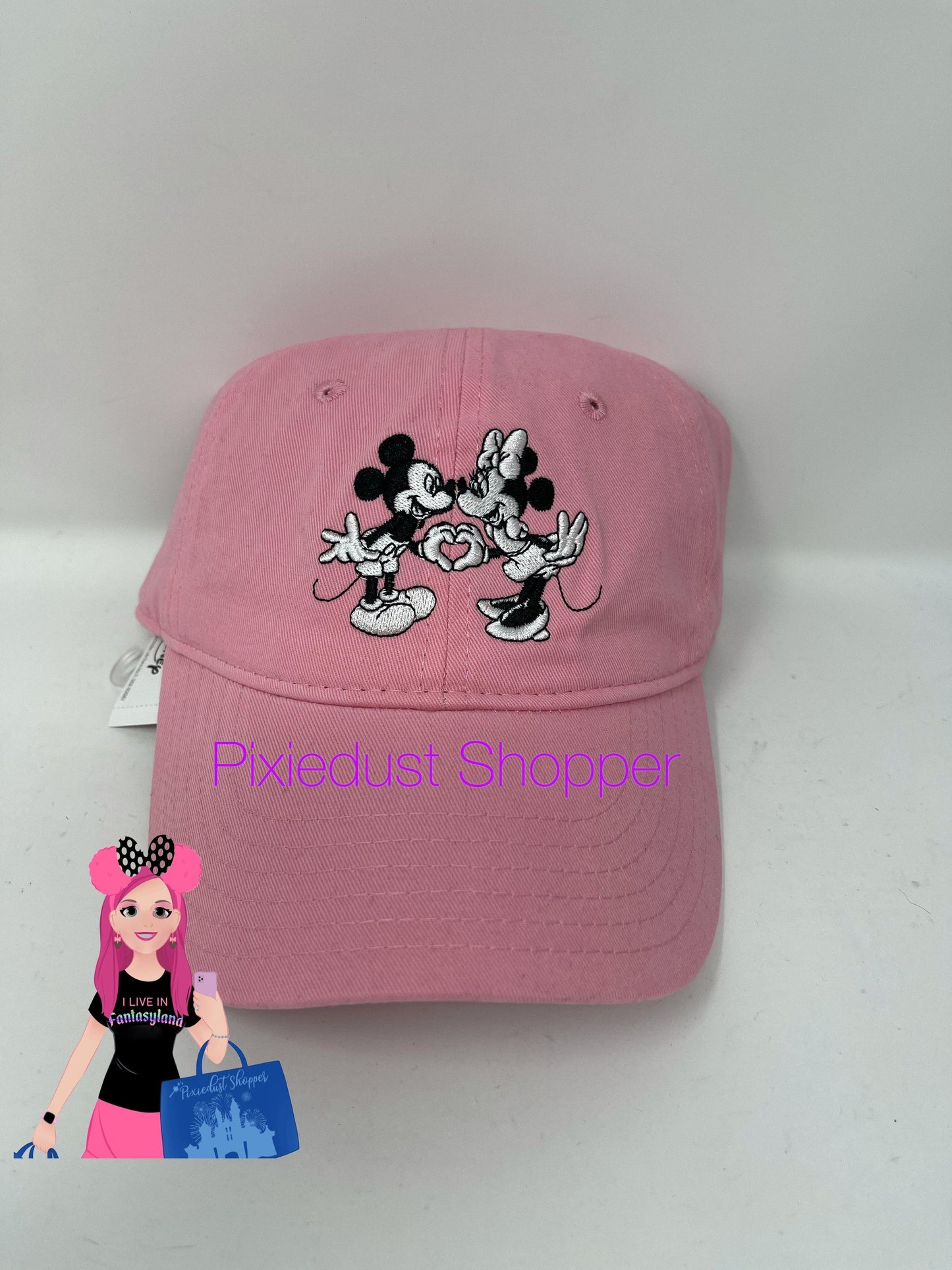 Disney Mickey Loves Minnie Baseball Hat - World of Treasures