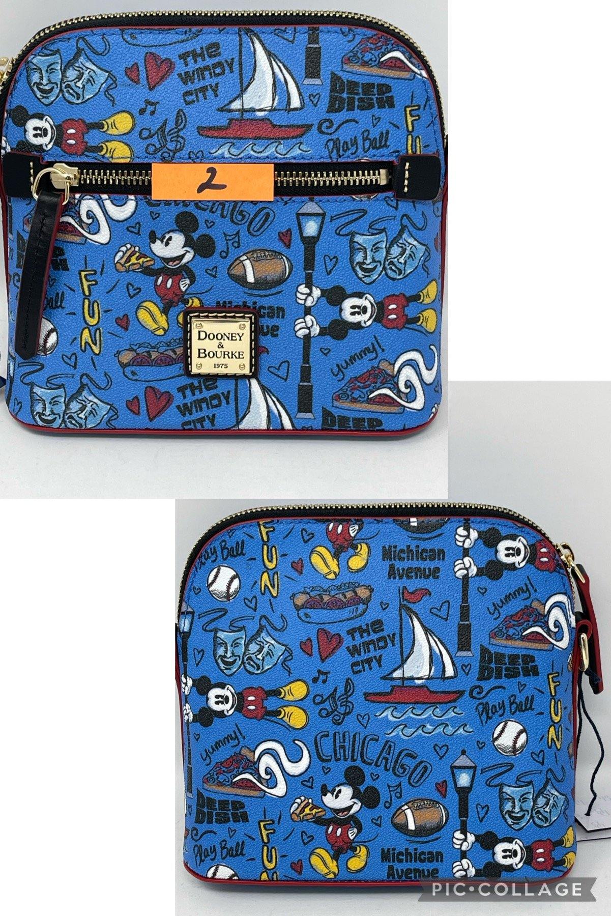 Disney Dooney & Bourke Chicago Mickey Crossbody Purse - World of Treasures