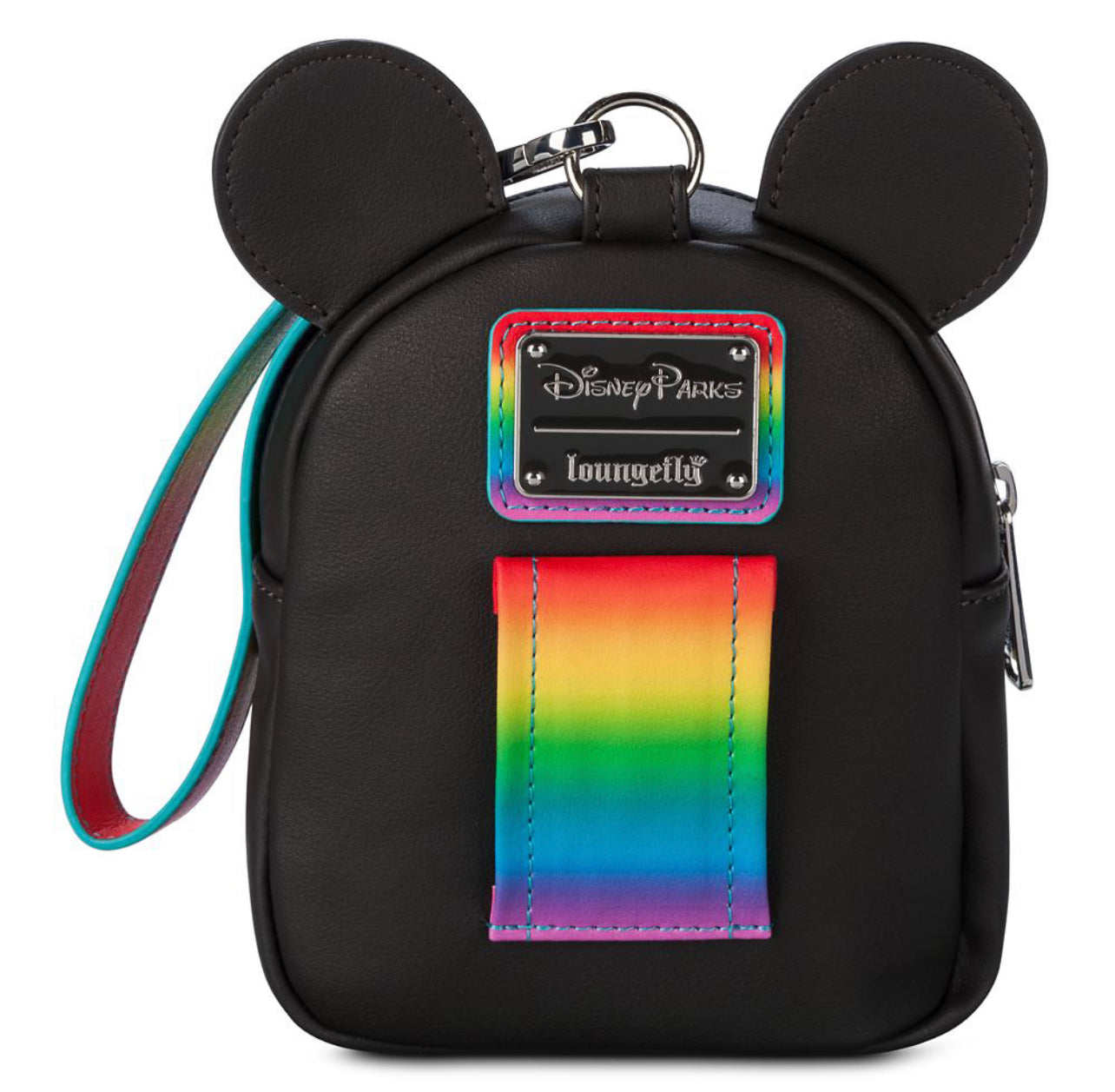 Disney Mickey Rainbow Pride Loungefly Wristlet 2022